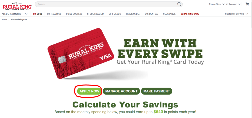 Rural King Credit Card Customer Care